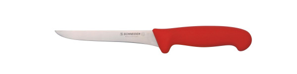 Vykosťovací nôž Schneider, 16 cm, rukoväť: červená, 260876