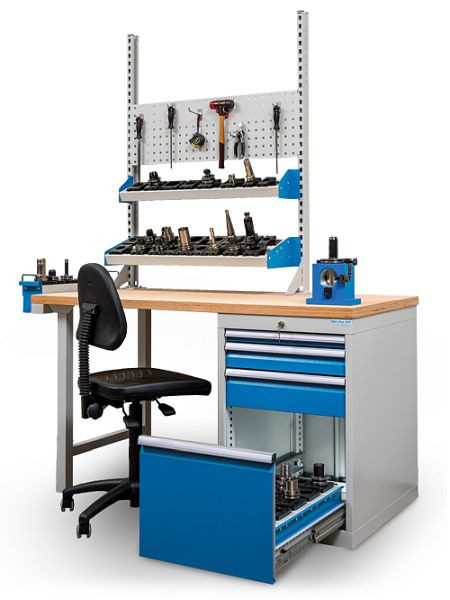 Bedrunka+Hirth CNC radový pracovný stôl, hĺbka 750 mm, R 18-24, počet zásuviek: 4, rozmery v mm (ŠxHxV): 1500 x 750 x 859, 15.02.04 RVA
