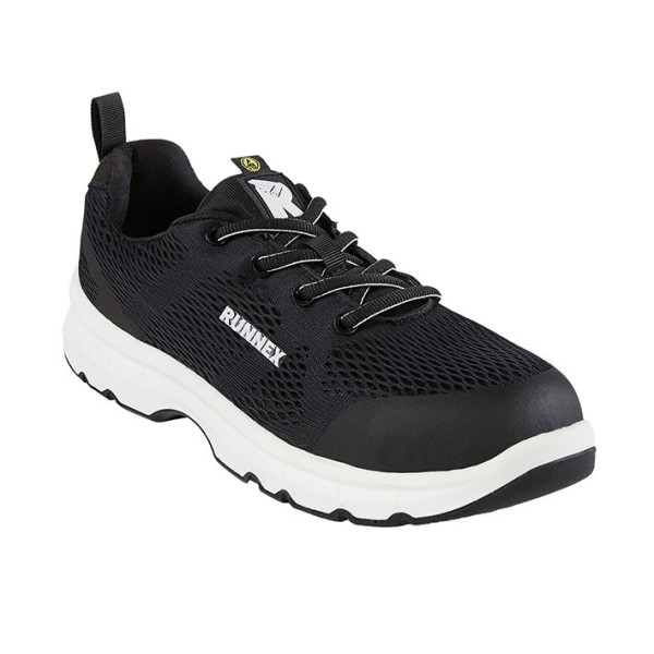 RUNNEX S1 ESD bezpečnostná obuv FlexStar, čierna/biela, veľkosť: 36, balenie: 10 párov, 5103-36