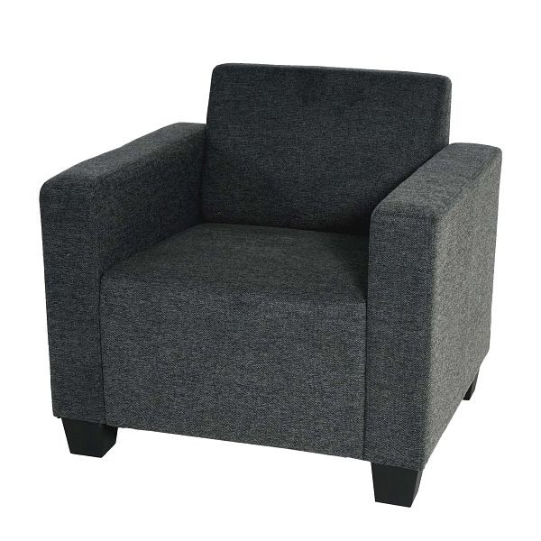 Mendler kreslo kreslo Lyon, látka/textil, antracitovo-sivá, 75610
