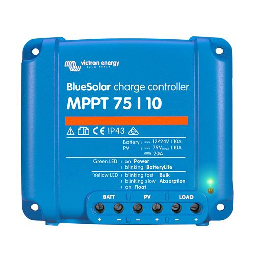 Solárny regulátor nabíjania Victron Energy MPPT SmartSolar 75/10, 321538