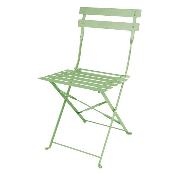 Oceľové skladacie stoličky Bolero Pavement Style Svetlozelená (2 ks) (2 ks), FT270