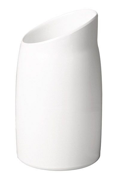 APS zálievkový hrniec -CASUAL-, Ø 12 cm, výška: 21,5 cm, melamín, biely, 1 liter, 83867