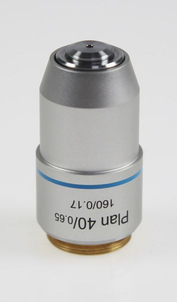 Objektív KERN Optics Plan Achromatic 40 x / 0,65 olejový, odpružený, proti plesniam, OBB-A1256