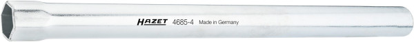 Hazet rúrkový nástrčný kľúč, dutý 12,5 mm (1/2 palca), vonkajší šesťhranný profil, 24 mm, 4685-4