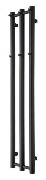 TVS kúpeľňový radiátor KIRO 3, čierny, 1400 x 265 mm, KIRO3SO