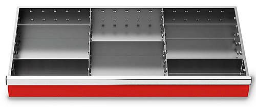 Bedrunka+Hirth vložky do zásuvky T500 R 36-16, pre výšku panelu 100 mm, 7 dielov, 198-146-100