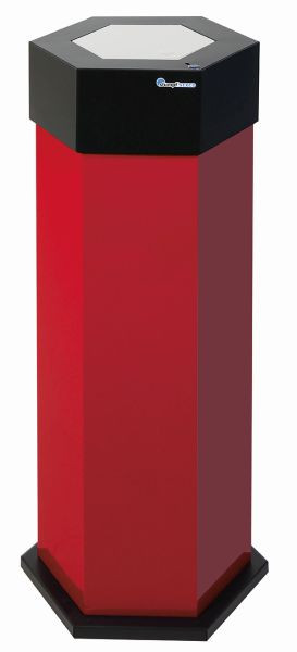 tupý zberač odpadu Sixco 1 Efektný bezdotykový, RAL 3003 rubínovo červená, hladká lesklá, vrátane nabíjačky, 564-045-02