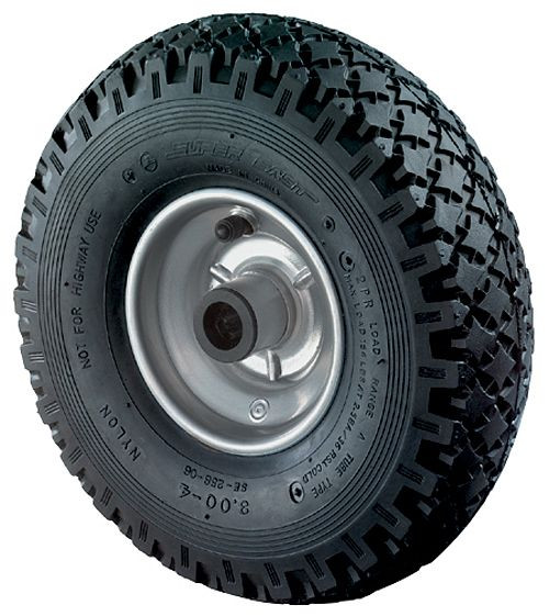 Kolesá BS pneumatické koleso, šírka 50 mm, Ø200 mm, do 80 kg, behúň z čiernej gumy, telo kolesa oceľový ráfik pozinkovaný/lakovaný, valčekové ložisko, 2 ks, C90.201